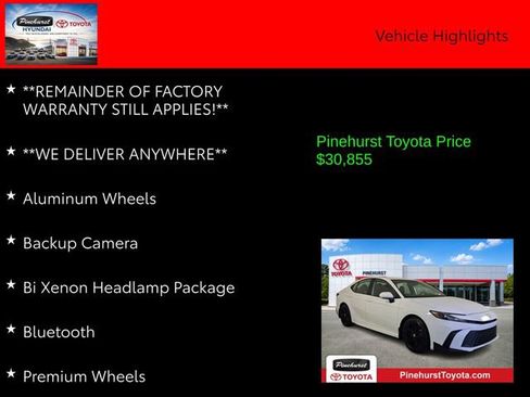 Certified 2025 Toyota Camry SE FWD image 20