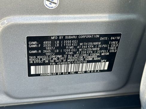 Used 2018 Subaru Outback 3.6R Limited image 29