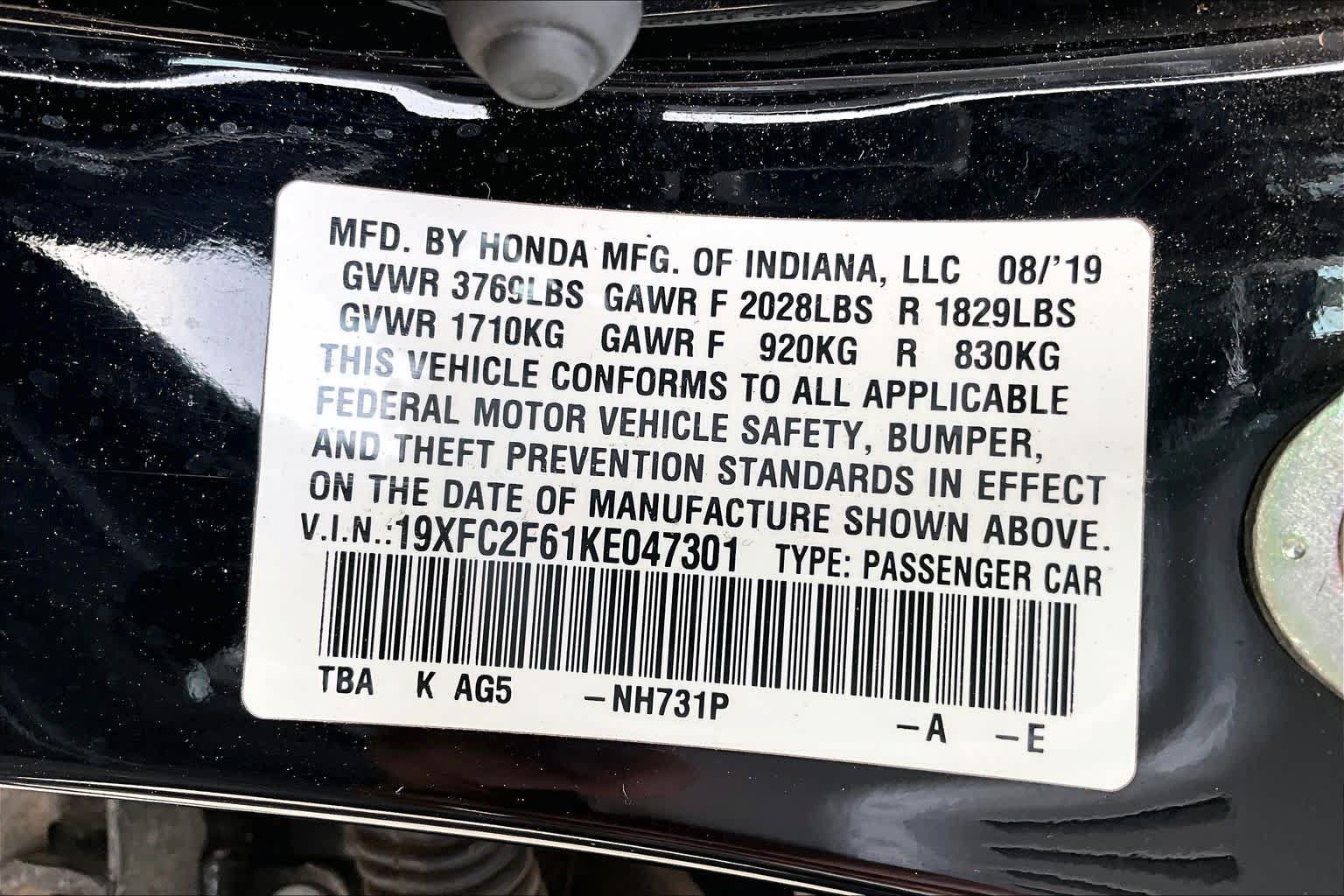 Used 2019 Honda Civic LX image 32