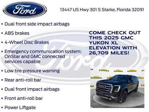 Used 2025 GMC Yukon XL Elevation AWD/4WD image 30