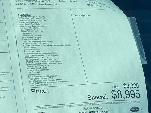 Used 2012 Hyundai Sonata GLS w/ Popular Equipment Pkg image 11