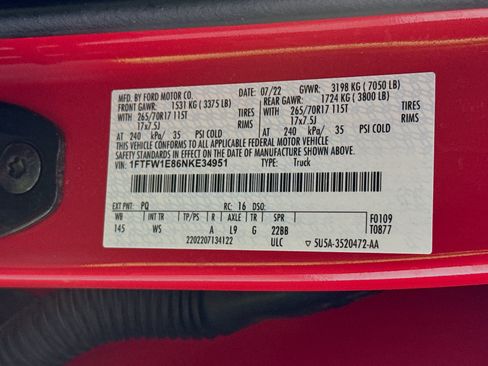 Used 2022 Ford F150 XL w/ Trailer Tow Package AWD/4WD image 36