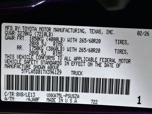 New 2026 Toyota Tundra SR5 image 15