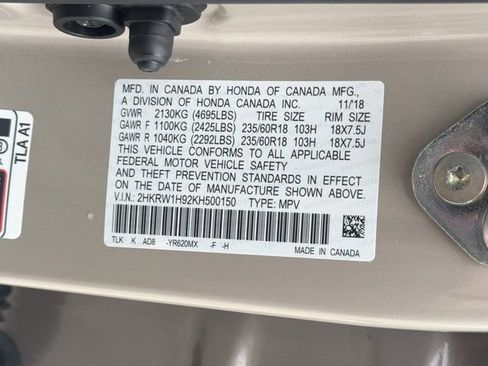 Used 2019 Honda CR-V Touring image 43