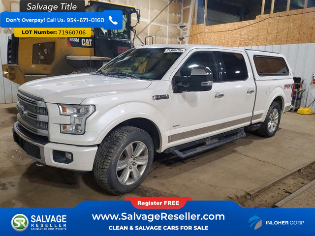 Used 2017 Ford F150 Platinum w/ Max Trailer Tow Package AWD/4WD image 1