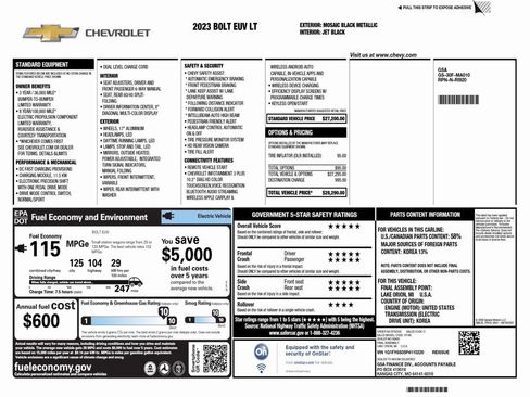 Used 2023 Chevrolet Bolt EUV LT image 3
