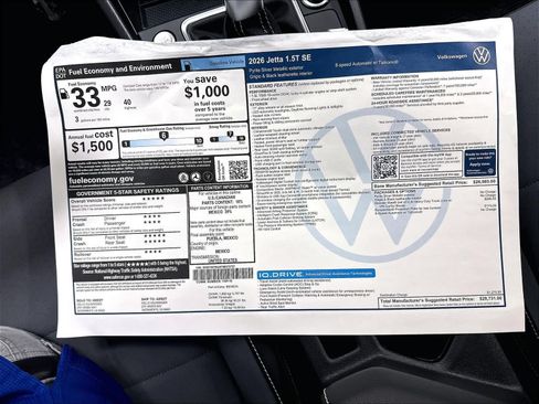 New 2026 Volkswagen Jetta SE FWD image 14