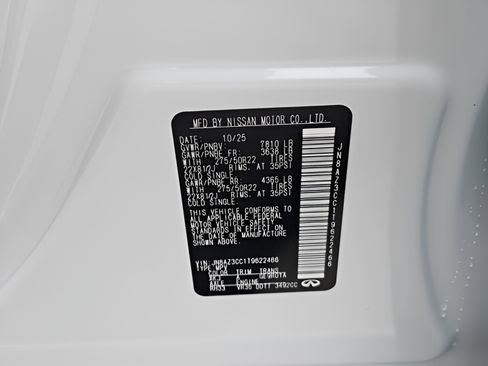 New 2026 INFINITI QX80 Autograph w/ Premium Cargo Package AWD/4WD image 19