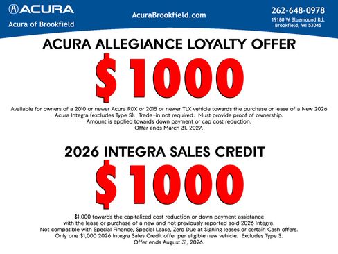 New 2026 Acura Integra A-Spec FWD image 16