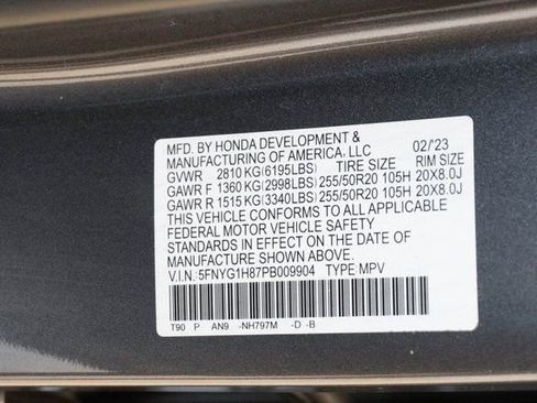 Certified 2023 Honda Pilot Elite image 40