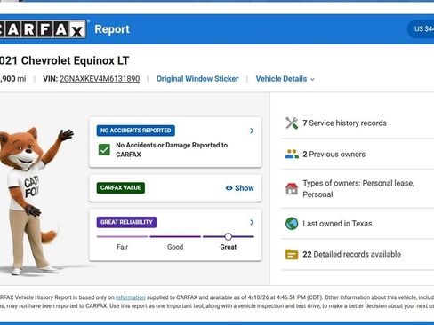Used 2021 Chevrolet Equinox LT image 10