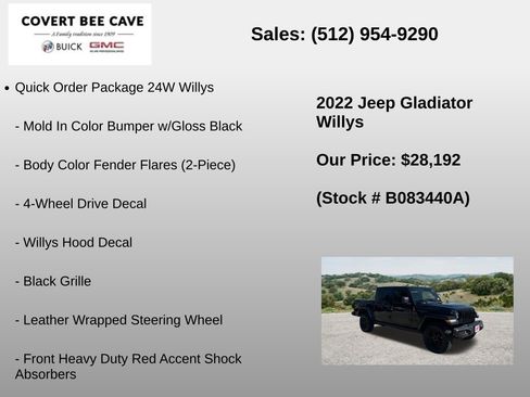 Used 2022 Jeep Gladiator Sport AWD/4WD image 18