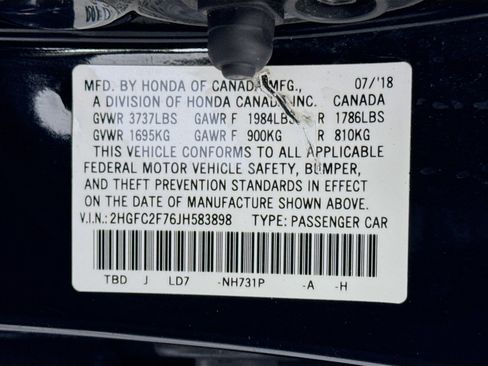 Used 2018 Honda Civic EX image 40