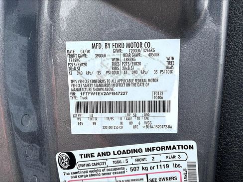 Used 2010 Ford F150 Platinum AWD/4WD image 25