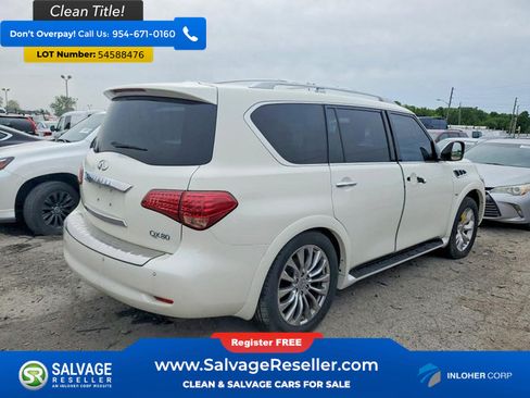 Used 2015 INFINITI QX80 4WD w/ 22" Wheel Package image 4