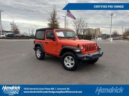 Certified 2020 Jeep Wrangler Sport image 1