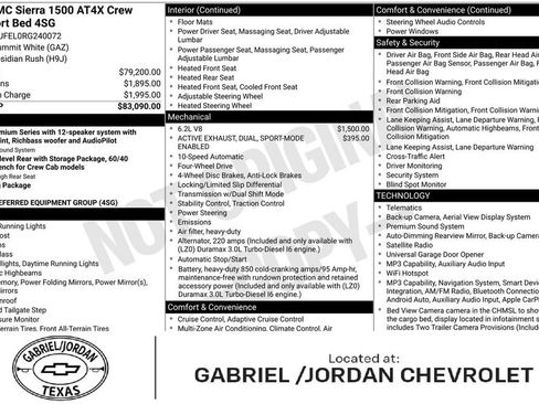 Used 2024 GMC Sierra 1500 AT4X AWD/4WD image 1