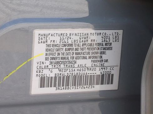 Certified 2025 Nissan Sentra SV w/ All-Weather Package FWD image 22