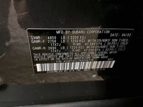 Used 2022 Subaru Outback Premium AWD/4WD image 32
