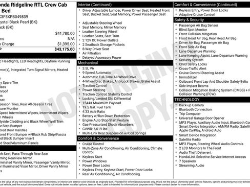 Used 2023 Honda Ridgeline RTL image 10
