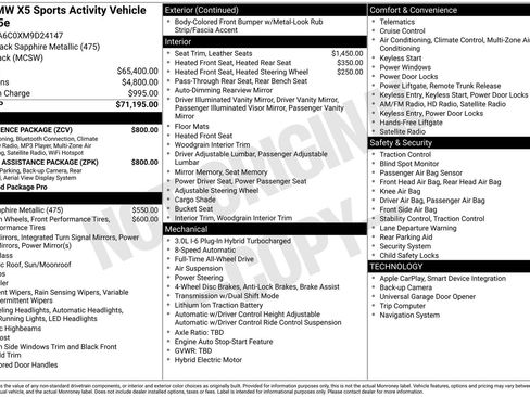 Used 2021 BMW X5 xDrive45e w/ Parking Assistance Package image 6