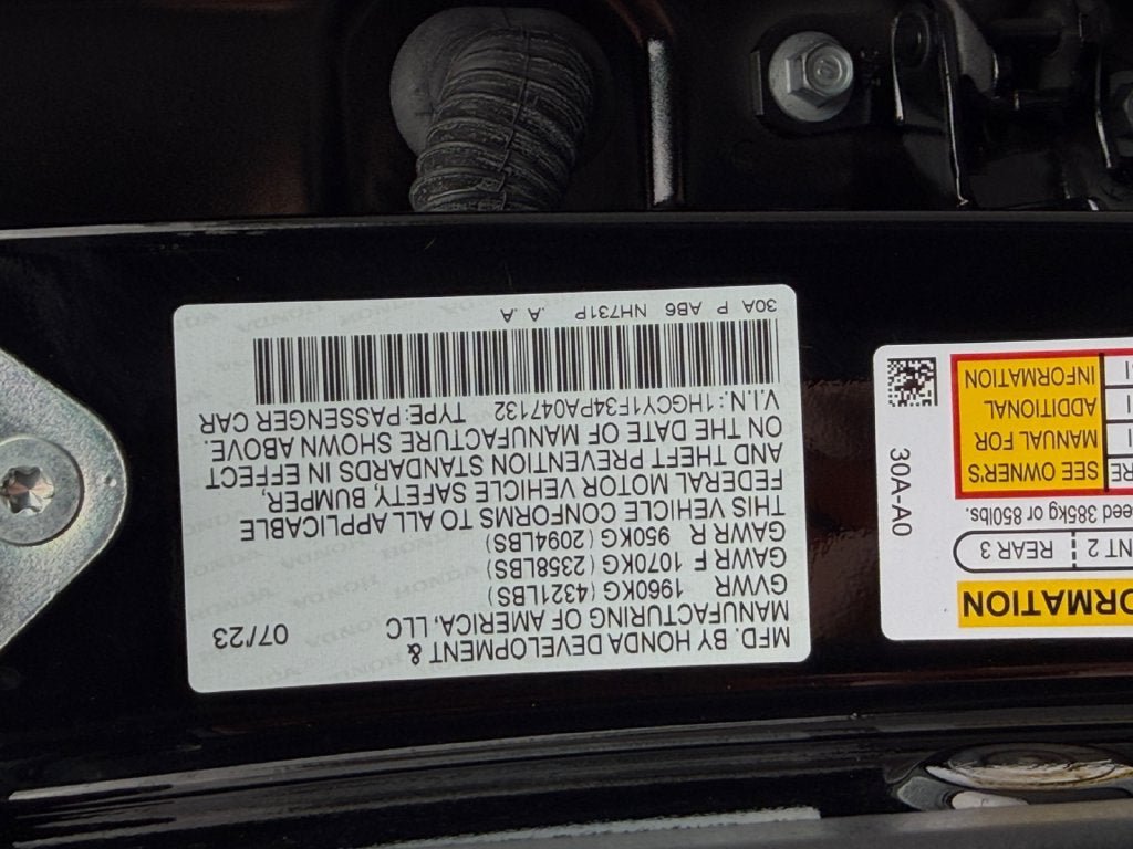 Used 2023 Honda Accord EX image 36