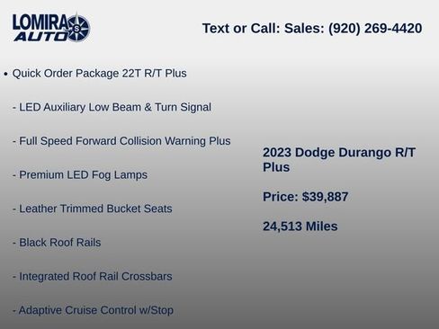Used 2023 Dodge Durango R/T w/ Tow 'N Go Group AWD/4WD image 7