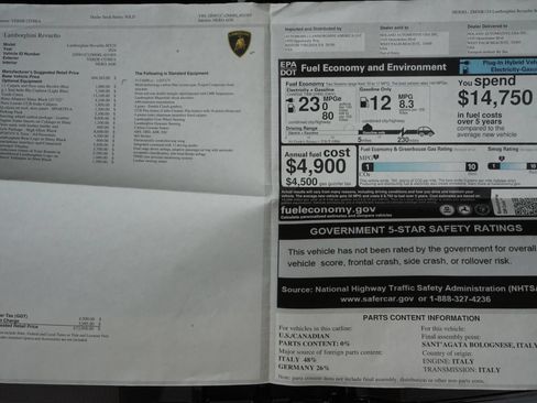 Used 2024 Lamborghini Revuelto AWD/4WD image 32