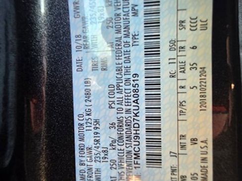 Used 2019 Ford Escape SEL image 19