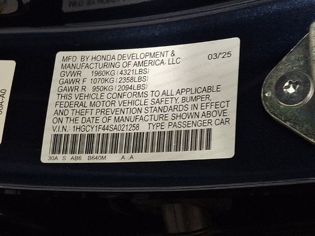 Used 2025 Honda Accord SE image 28