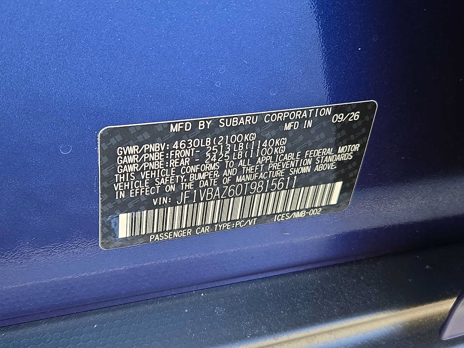 New 2026 Subaru WRX tS AWD/4WD image 10