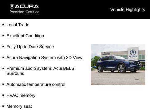 Certified 2022 Acura MDX SH-AWD w/ Technology Package image 5