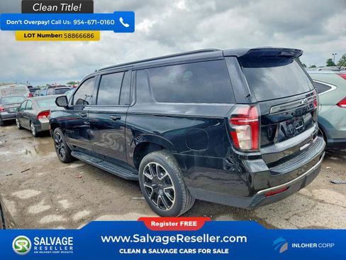 Used 2021 Chevrolet Suburban RST w/ Rear Media and Nav Package RWD image 3