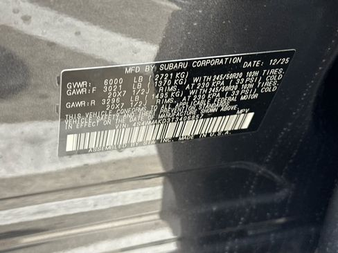 New 2026 Subaru Ascent Touring w/ Popular Package #1 image 36