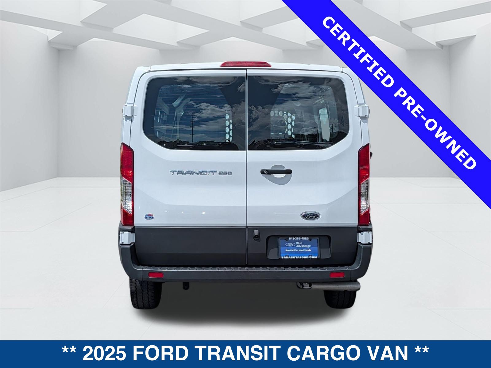 Certified 2025 Ford Transit 250 Low Roof w/ Exterior Upgrade Package RWD image 6