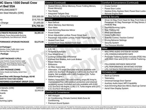 Used 2021 GMC Sierra 1500 Denali w/ Denali Ultimate Package AWD/4WD image 40