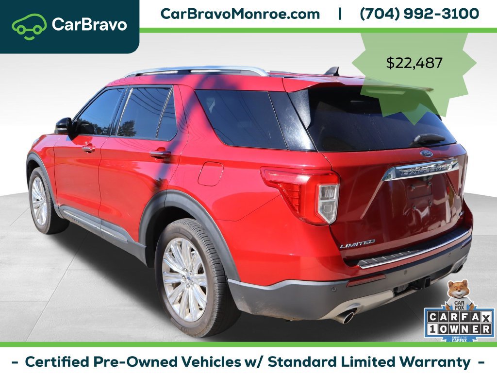 Used 2022 Ford Explorer Limited w/ Equipment Group 301A AWD/4WD image 5