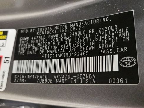 Used 2024 Toyota Camry LE FWD image 38