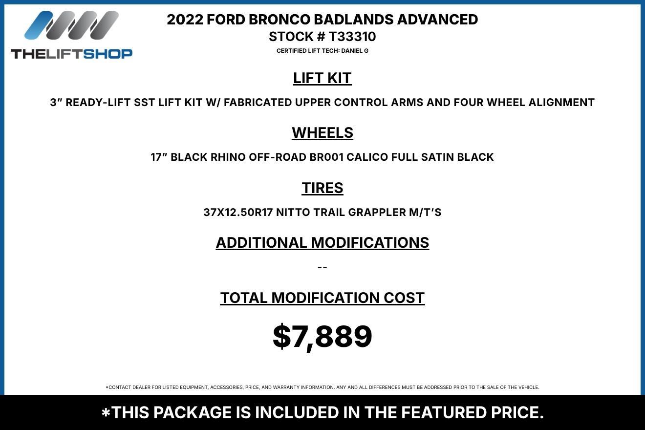 Used 2022 Ford Bronco Badlands AWD/4WD image 2