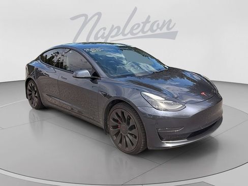 Used 2021 Tesla Model 3 Performance AWD/4WD image 8