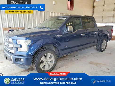 Used 2015 Ford F150 Platinum w/ Equipment Group 701A Luxury AWD/4WD image 1