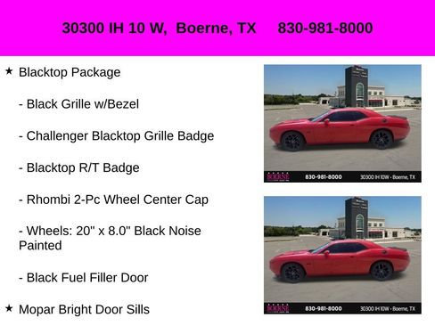 Used 2023 Dodge Challenger R/T w/ Blacktop Package RWD image 17