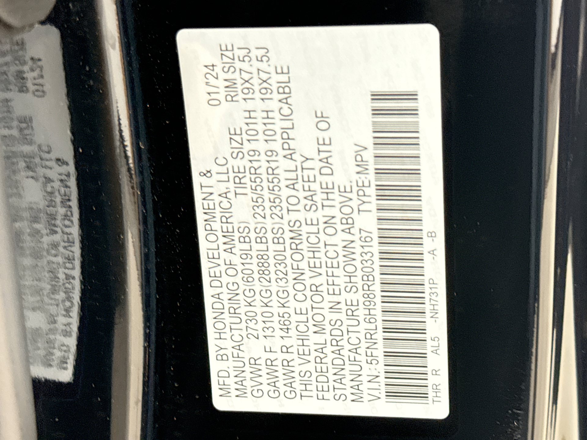 Used 2024 Honda Odyssey Elite image 12