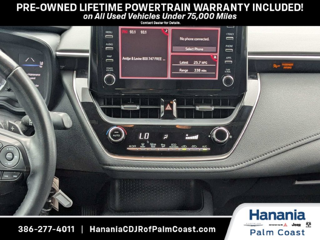 Used 2020 Toyota Corolla SE w/ Carpet Mat Package (TMS) FWD image 16