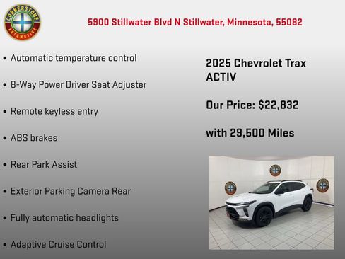 Used 2025 Chevrolet Trax ACTIV w/ Driver Confidence Package FWD image 15