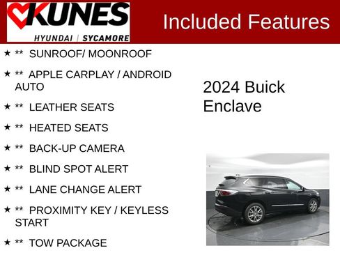 Used 2024 Buick Enclave Essence w/ Experience Buick Package FWD image 2
