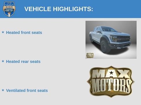 Used 2023 Ford F150 Raptor w/ Blue Interior Package AWD/4WD image 12
