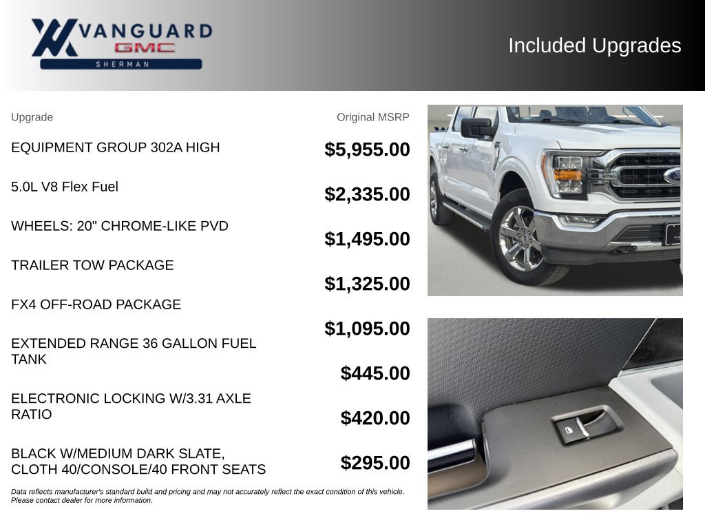Used 2022 Ford F150 XLT w/ Equipment Group 302A High AWD/4WD image 9