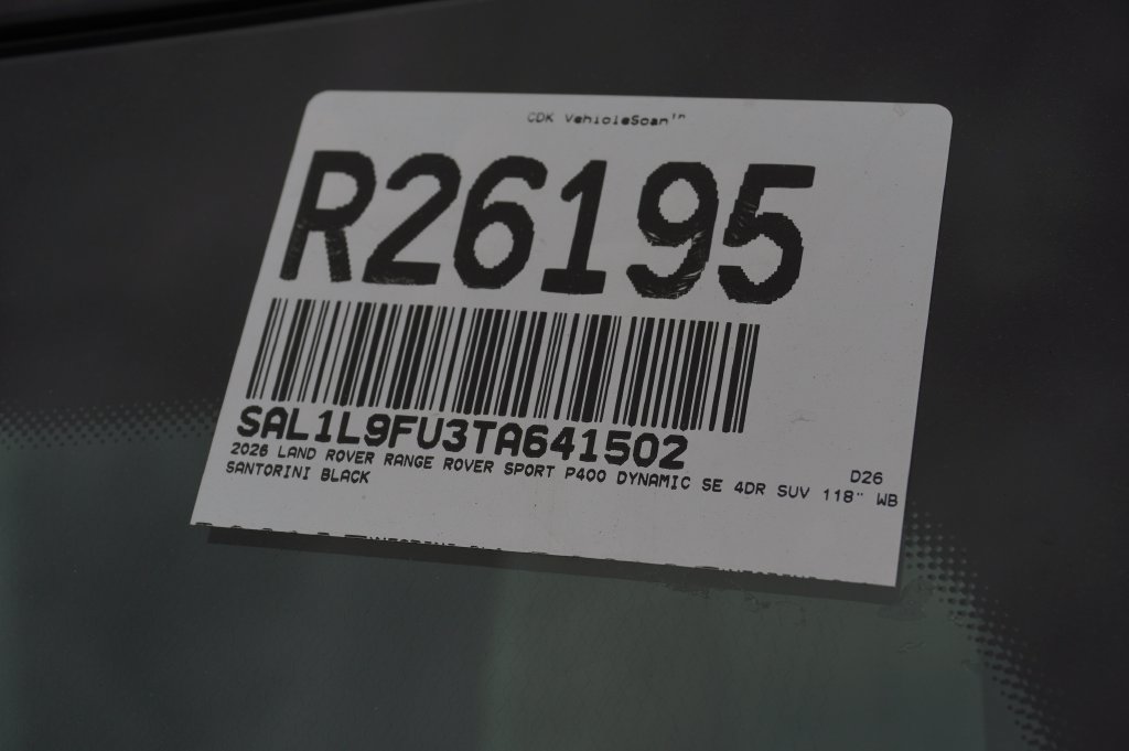 Certified 2026 Land Rover Range Rover Sport Dynamic SE AWD/4WD image 37