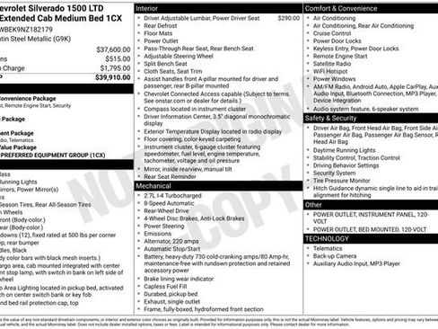 Used 2022 Chevrolet Silverado 1500 Custom image 27